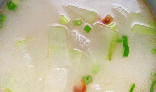 虾米冬瓜汤怎么做好吃